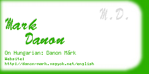 mark danon business card